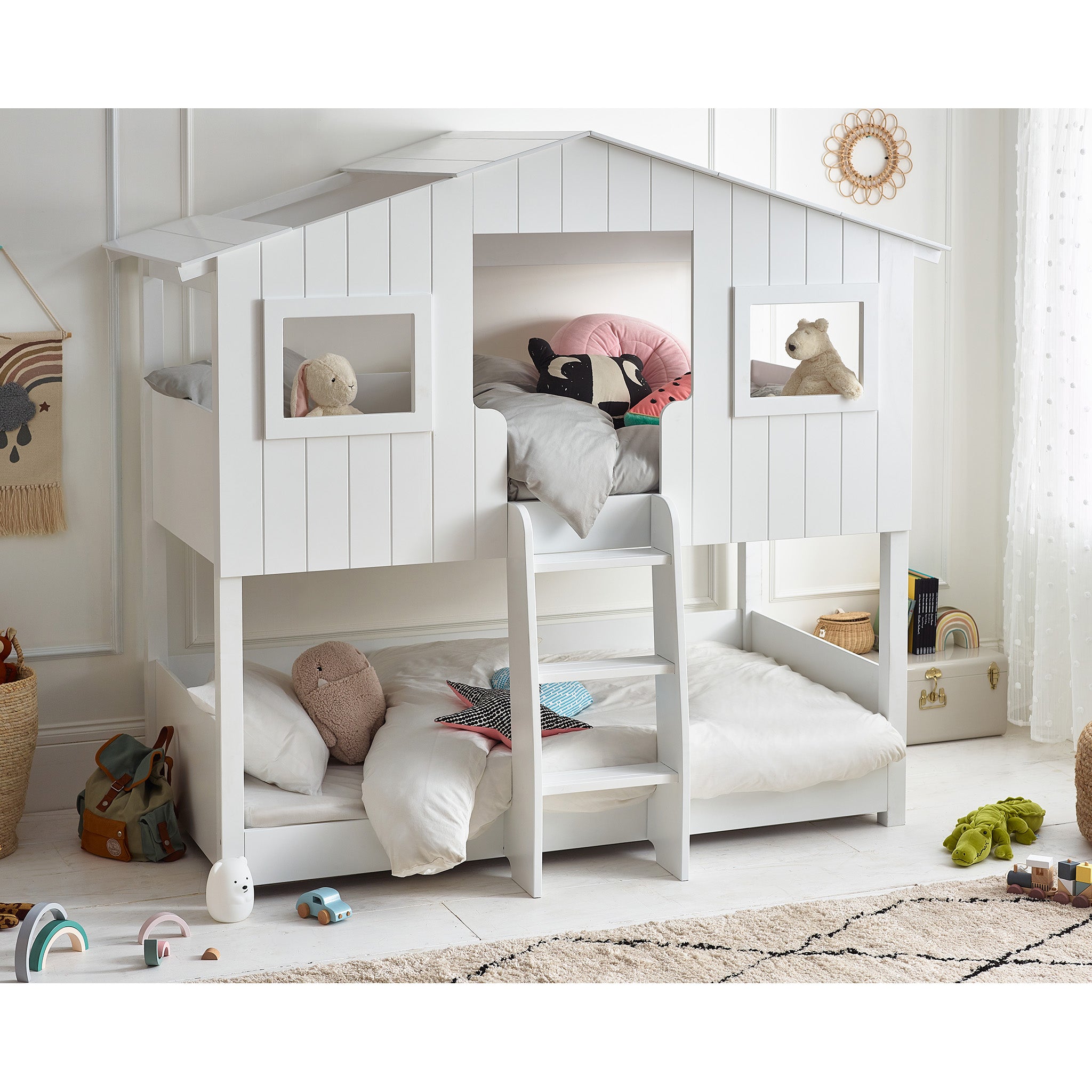 Double Bunk Treehouse Midsleeper Bed